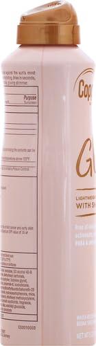 imageCoppertone Glow with Shimmer Sunscreen Spray SPF 50 Water Resistant Spray Sunscreen Broad Spectrum SPF 50 Sunscreen Spray 5 Oz SpraySPF 50