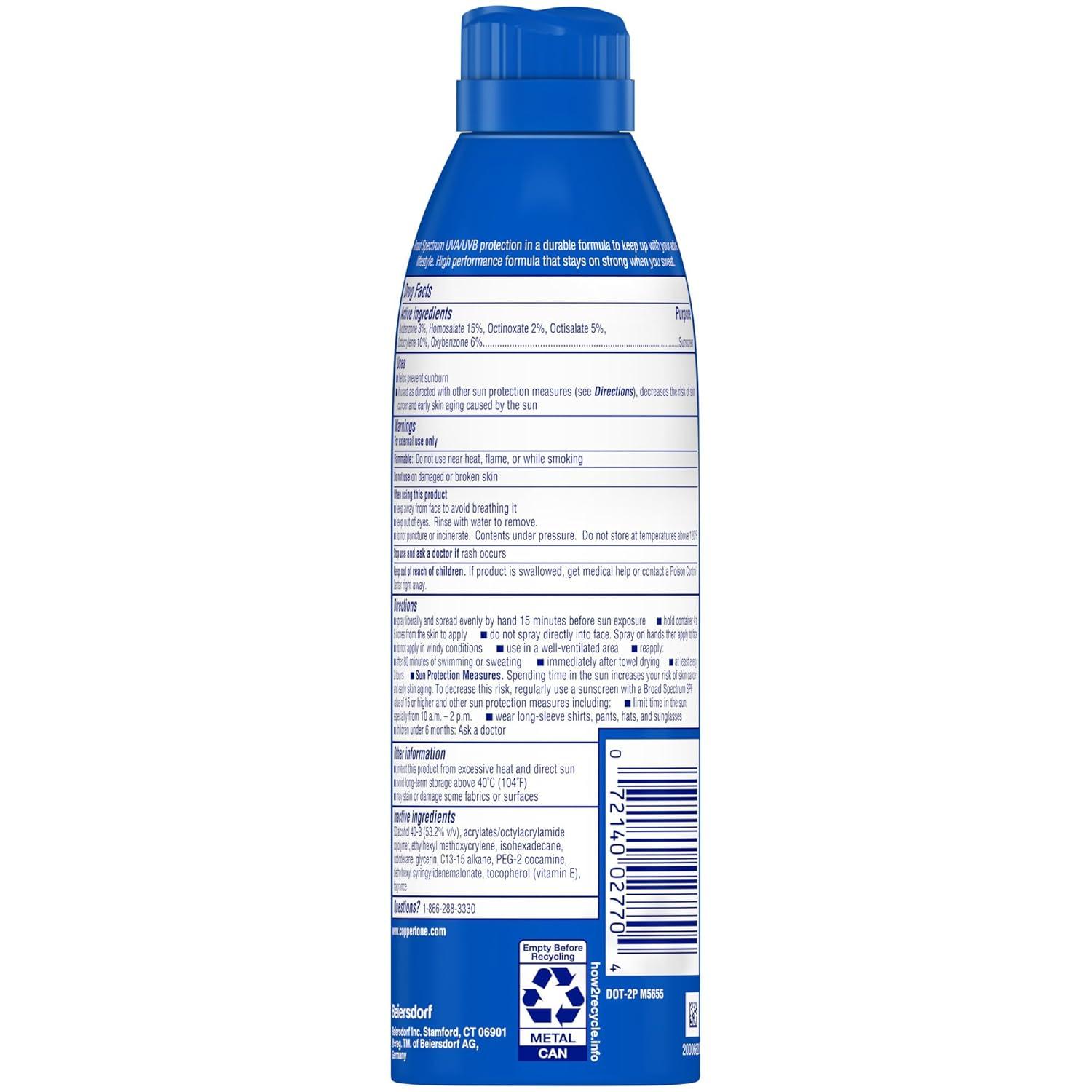 imageCoppertone SPORT Continuous Sunscreen Spray Broad Spectrum SPF 100 55 Ounce Packaging may vary