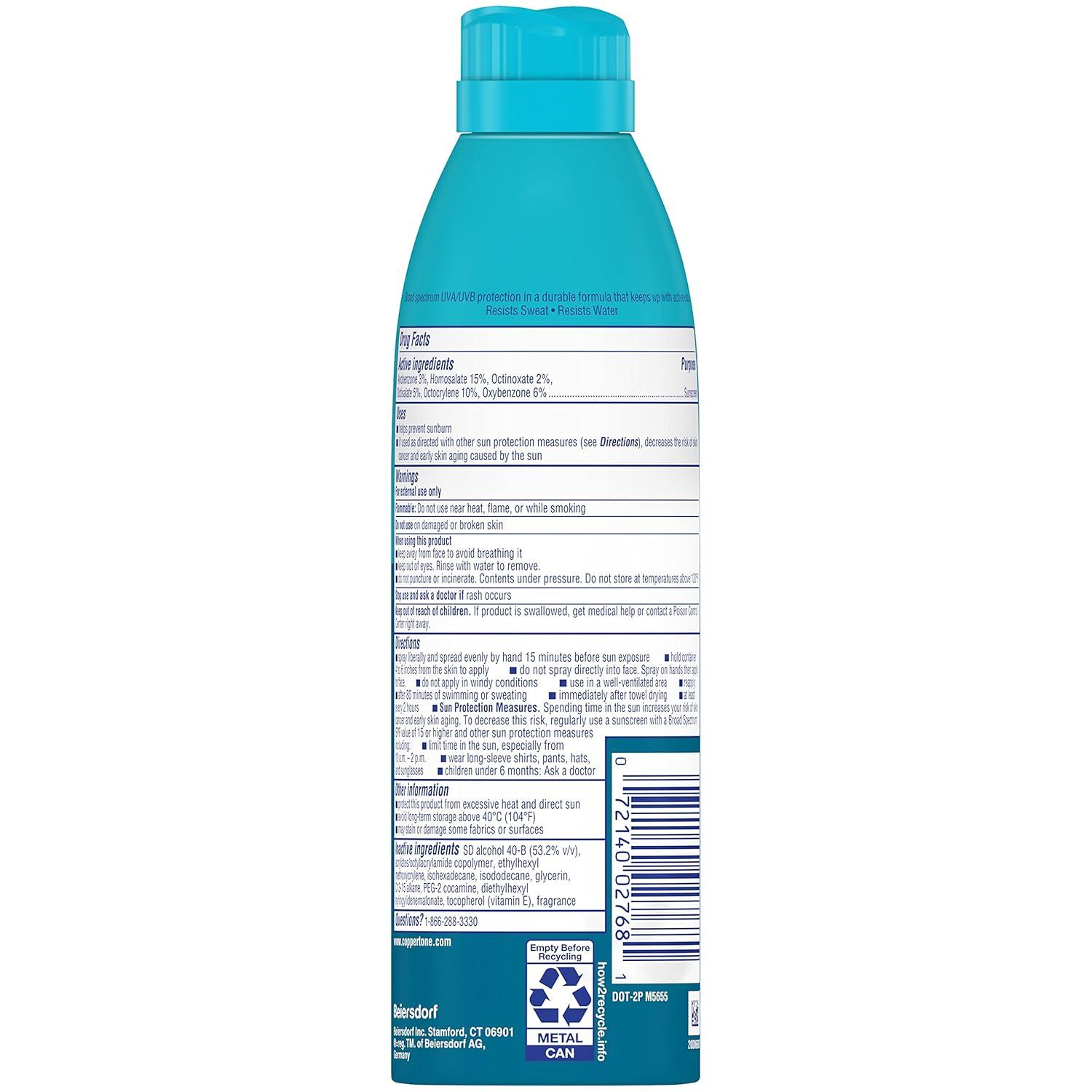 imageCoppertone SPORT KIDS Sunscreen Continuous Spray SPF 100 55 Ounce Packaging may vary