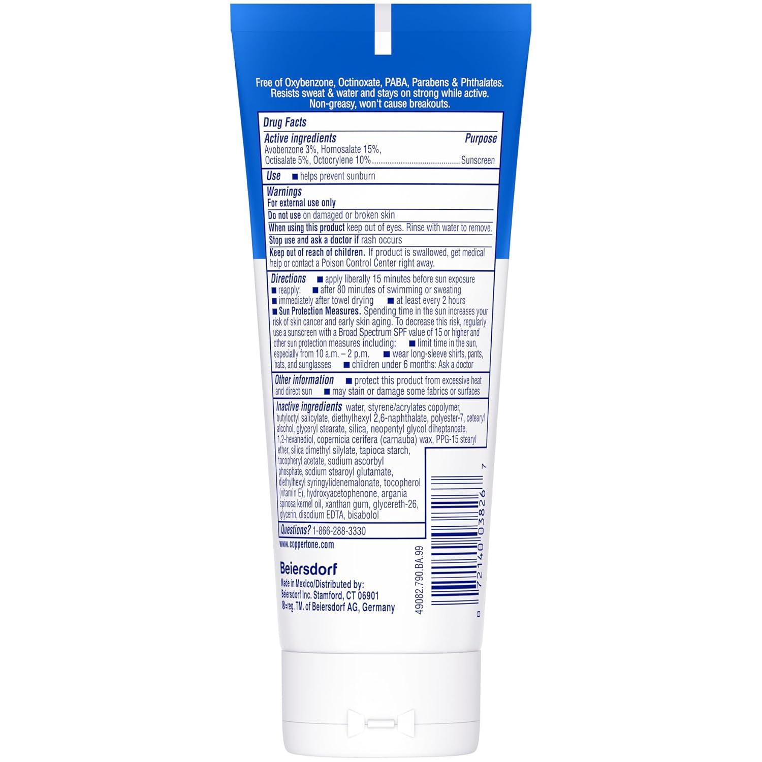 imageCoppertone Sport Face Sunscreen Lotion SPF 60 Water Resistant Sunscreen with Broad Spectrum SPF 60 Lightweight and Breathable 25 Fl Oz Tube