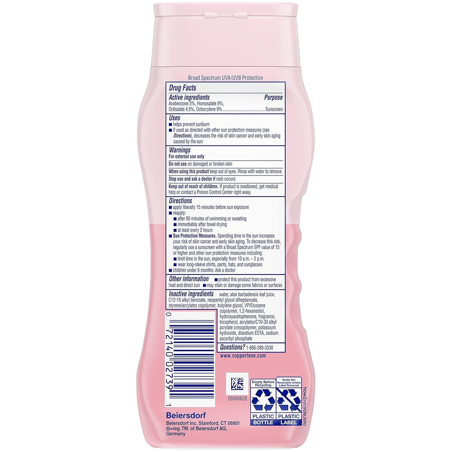 imageCoppertone WaterBabies Baby Sunscreen Lotion SPF 50 Hypoallergenic Sunscreen for Babies Water Resistant Pediatrician Recommended Holiday Gifts for Babies 8 Fl Oz Bottle