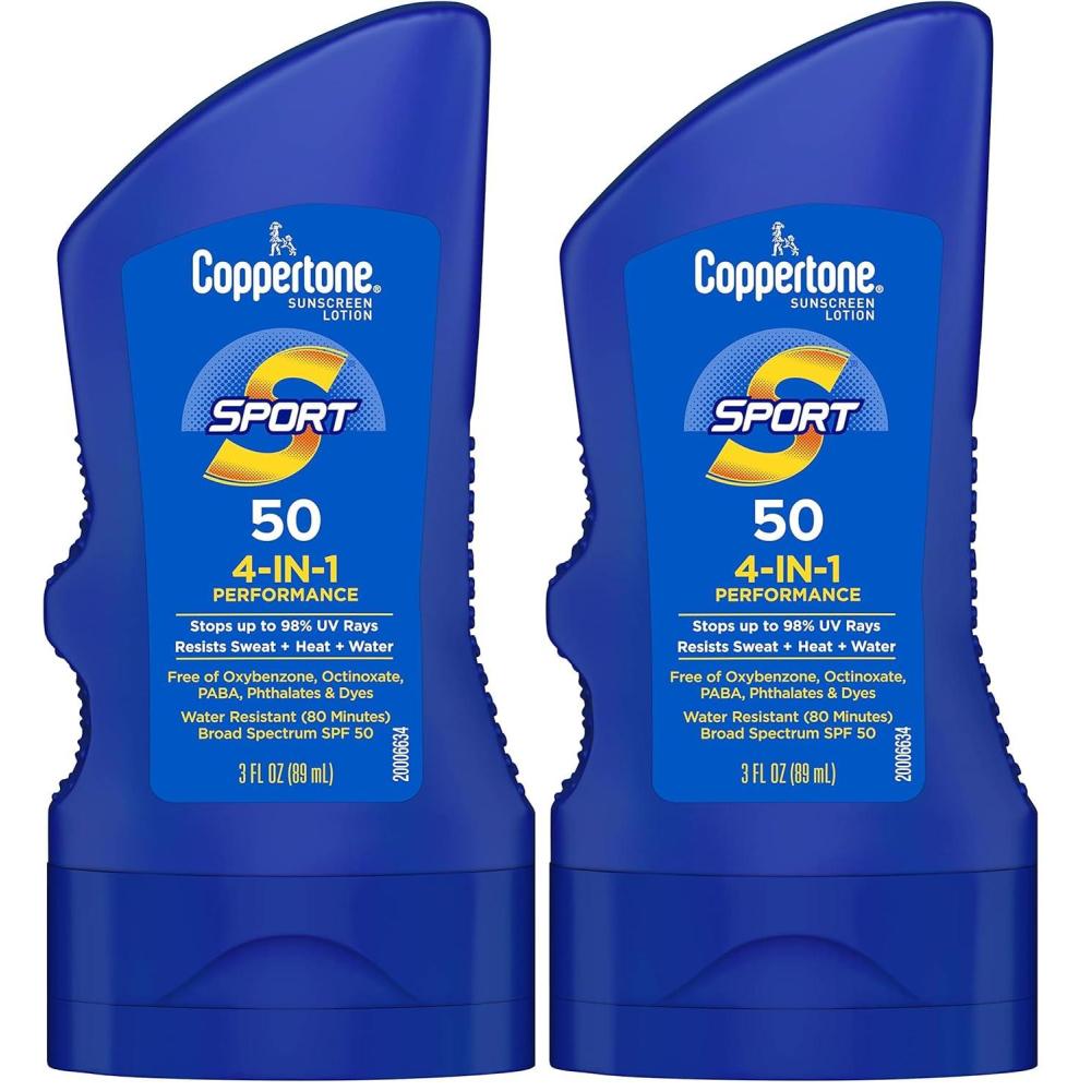 imageCoppertone Sport Sunscreen Stick SPF 40 Stick Sunscreen for Face and Body Water Resistant Travel Size 15 Oz3 Fl Oz Pack of 2