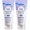 imageCoppertone Every Tone Invisible Finish Face Sunscreen SPF 55 Lightweight Blends in Clear Sunscreen for All Skin Tones 2 Fl Oz Tube2 Fl Oz Pack of 2