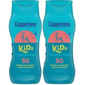 Coppertone Kids SPF 50 Tear Free Lotion (8 Fluid Ounce)(8 Fl Oz (Pack of 2))