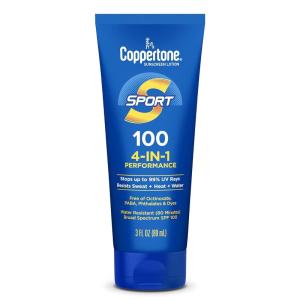 Coppertone Sport Sunscreen Stick SPF 40, Stick Sunscreen for Face and Body, Water Resistant, Travel Size, 1.5 Oz(3 Fl Oz (Pack of 1))