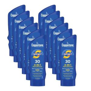 Coppertone Sport Sunscreen Stick SPF 40, Stick Sunscreen for Face and Body, Water Resistant, Travel Size, 1.5 Oz(7 Fl Oz (Pack of 12))