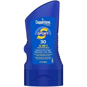 Coppertone Sport Sunscreen Lotion, Broad Spectrum SPF 30 Sunscreen Multi Pack, 3 Fl Oz, Pack of 6(3 Fl Oz (Pack of 1))