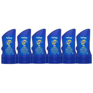 Coppertone Sport Sunscreen Lotion, Broad Spectrum SPF 30 Sunscreen Multi Pack, 3 Fl Oz, Pack of 6(3 Fl Oz (Pack of 6))